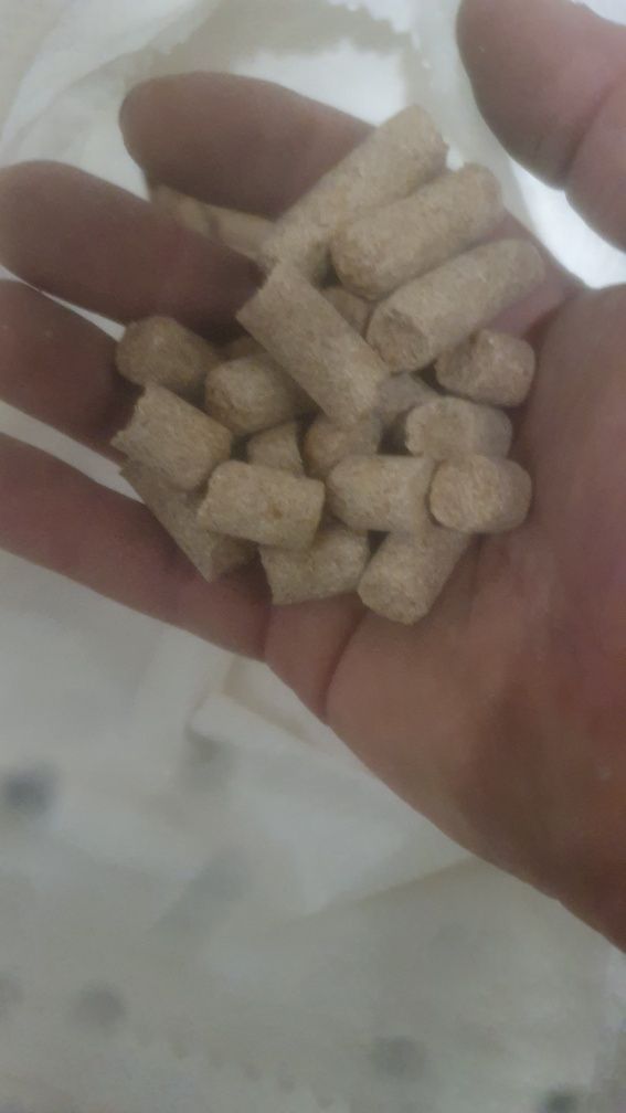 Zanęta wędkarska w postaci peletu z otrębów zbożowych 25kg