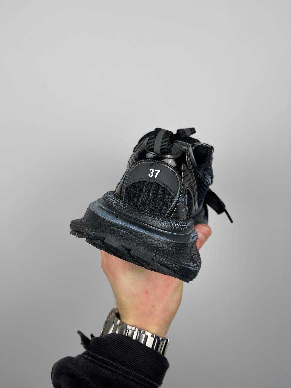 Жіночі кросівки Balenciaga 3XL Triple Black (36-41 р.)