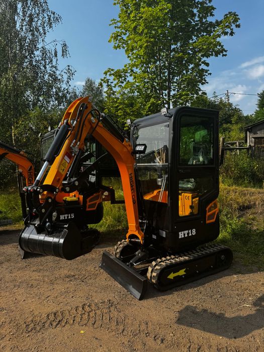 Usługi koparko-ładowarka i minikoparka wynajem