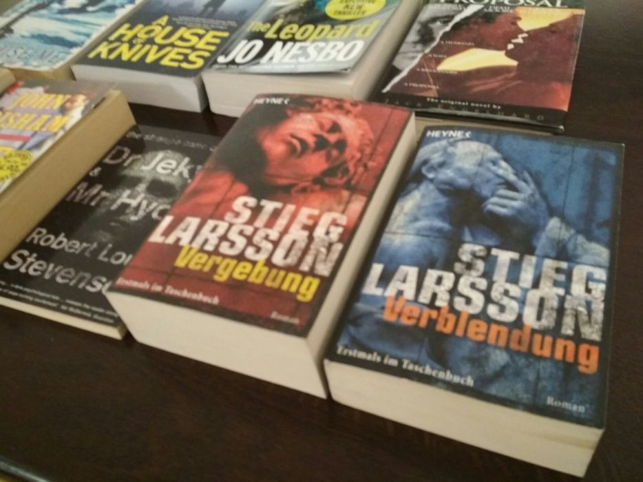 Coben Grisham Stieg Larsson Jo Nesbo Shaw Engelhard Dr Jekyll Mr Hyde