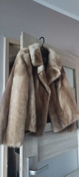 Futerko krótkie z norek biszkoptowe rozmiar 42/44