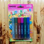 Клей с блёстками "Glitter Glue" набор 6шт/10мл Pasco, для рукоделия