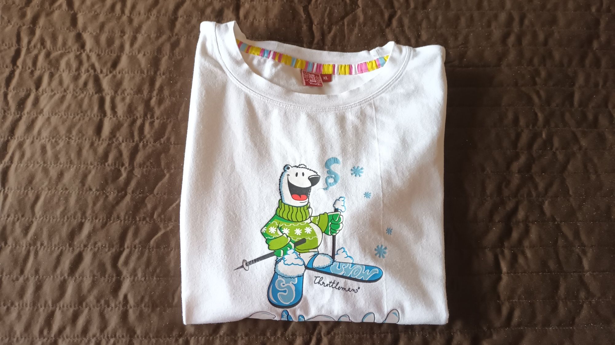 T-shirt em branco da Throttleman