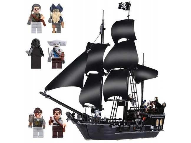 804EL. Nowy Zestaw Czarna Perła Statek do LEGO Piraci z Karaibów 4184