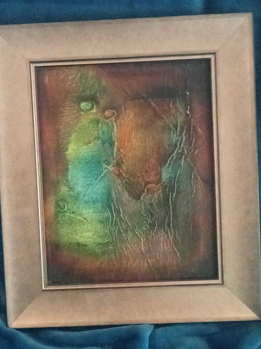 Quadro em Tela - Técnica Mista - Original - Rosa Amaral