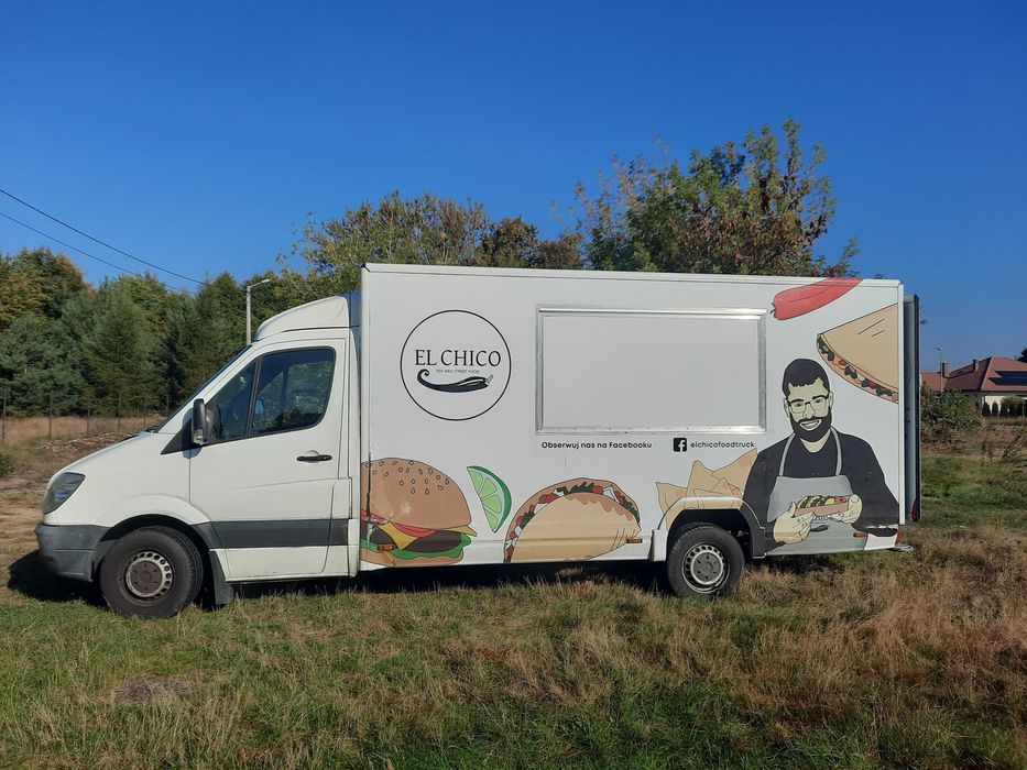 Do Wynajęcia Food Truck Mercedes Sprinter 2010 , odbiór Sanepid