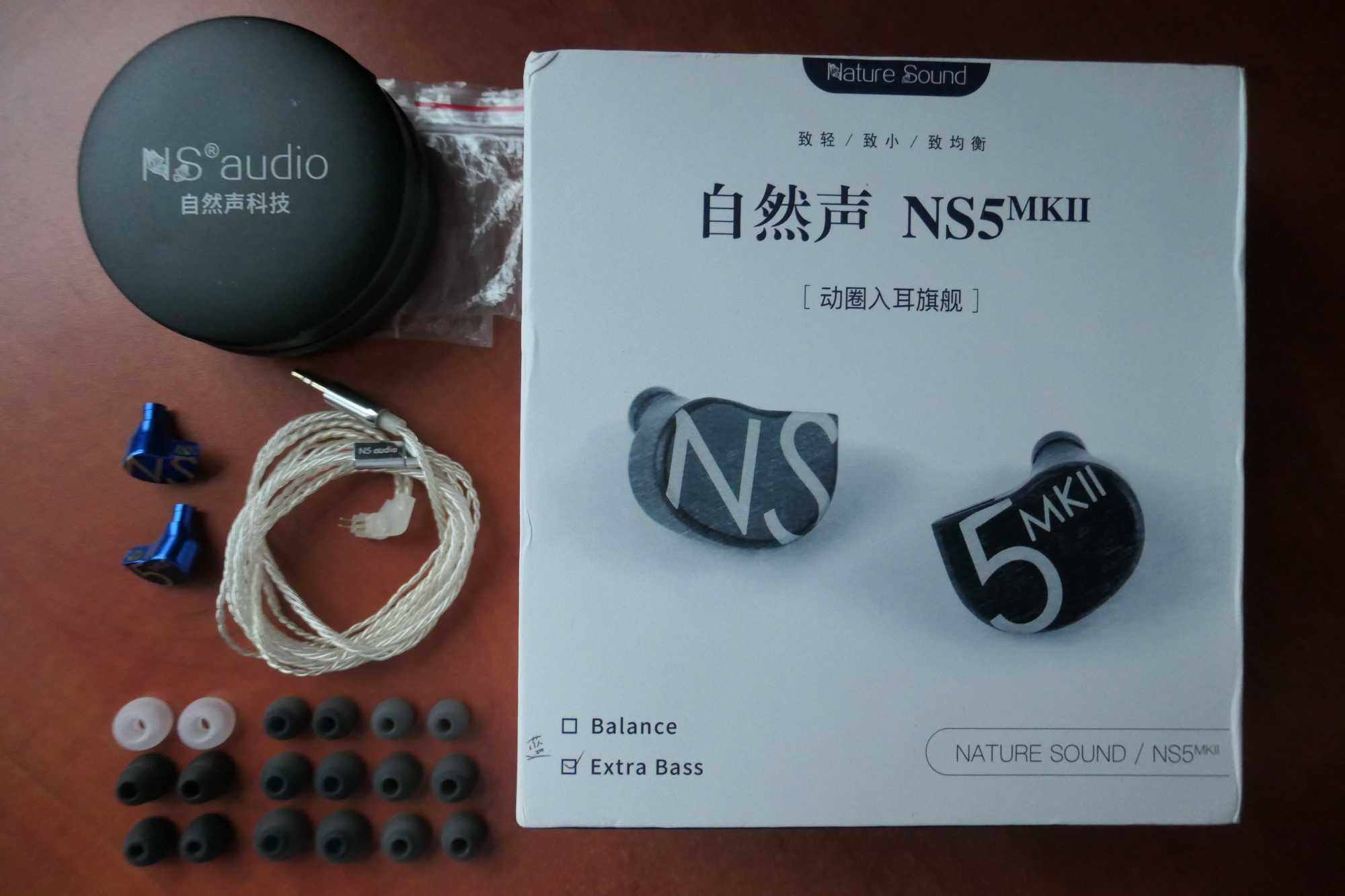 Słuchawki dokanałowe douszne IEM NS Audio NS5 MKII