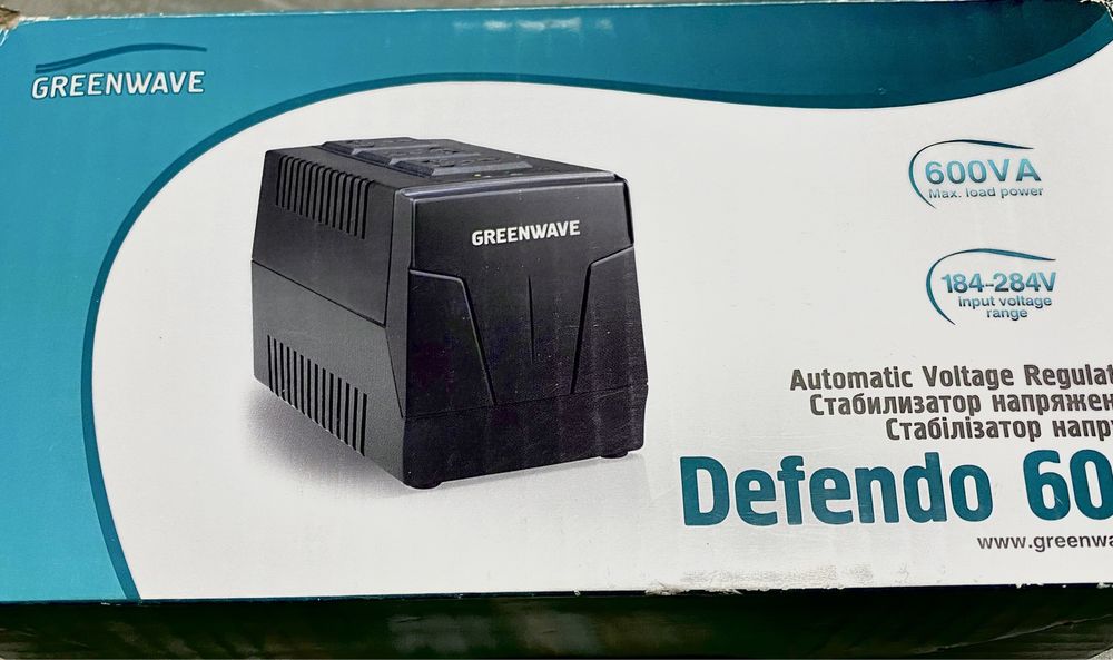 Стабилизатор напряжения Greenwave Defendo 600