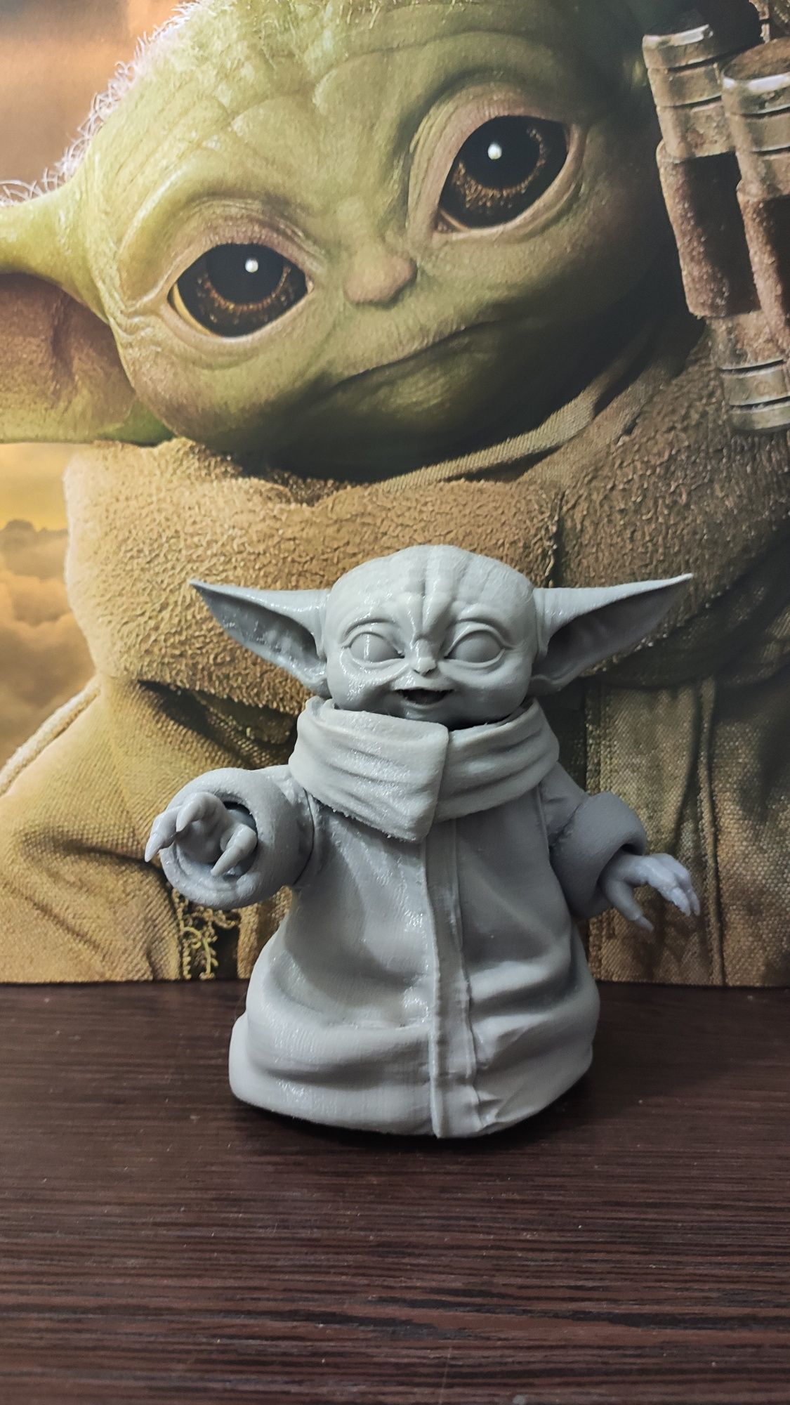 Baby Yoda Grogu Бейби Йода Грогу Мандалорец Mandalorian 12см