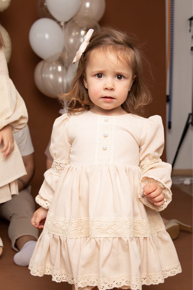 Сукня дитяча лляна естетична 92 розмір