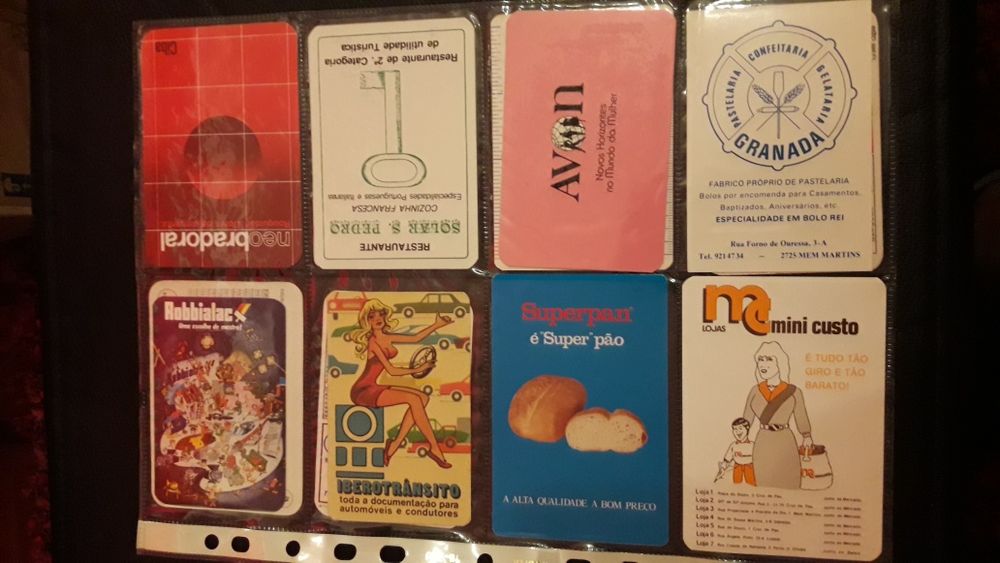 Coleção 157 calendários desde 1980