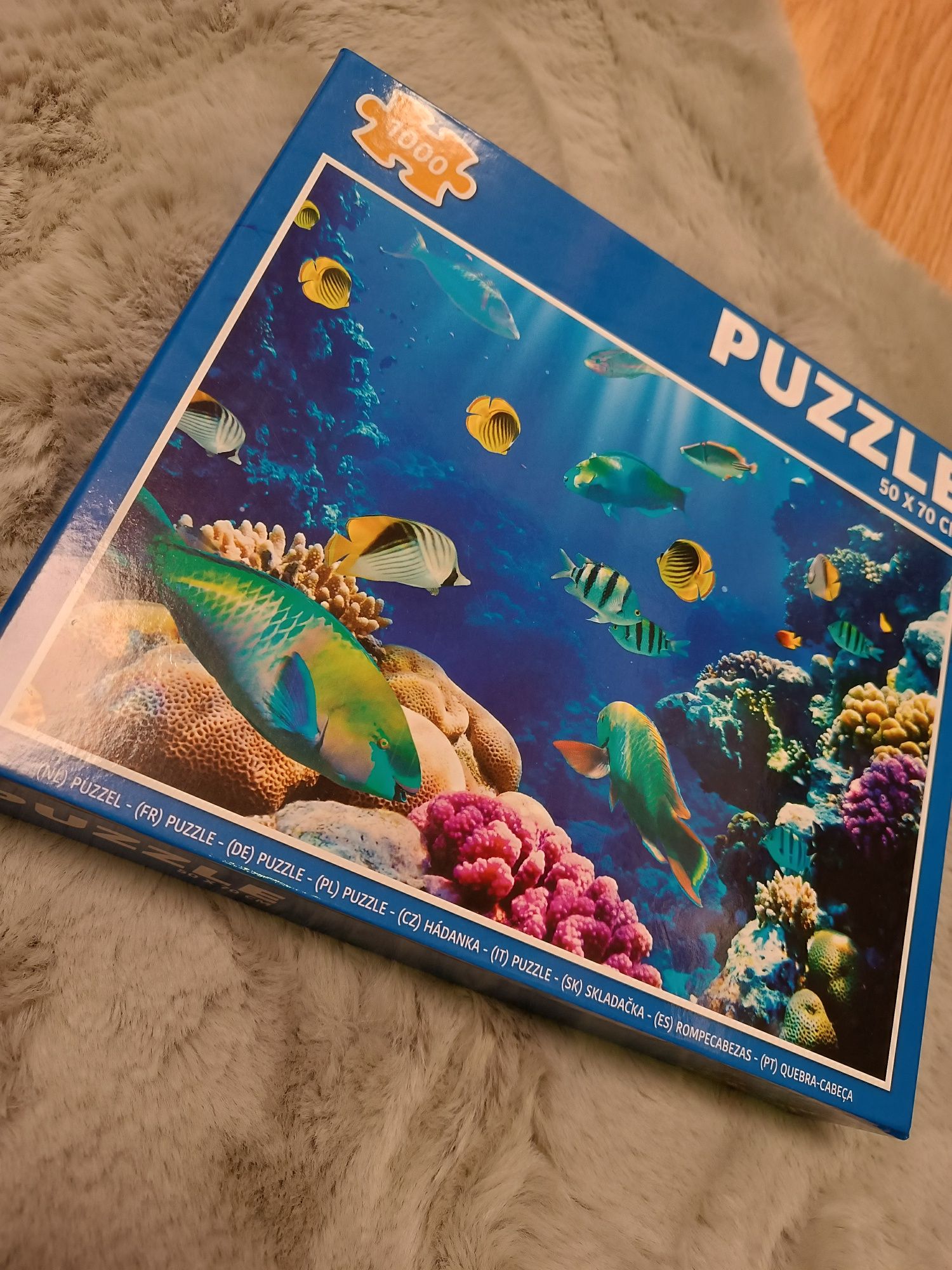 Puzzle ocean rybki rafa 1000 elementów