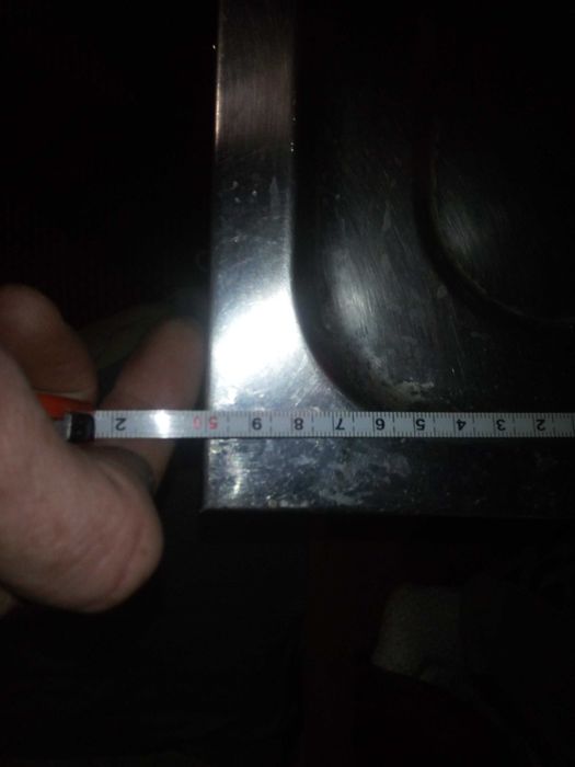 Умивальнік нержавейка.Дліна-80см,Ширина-50см.