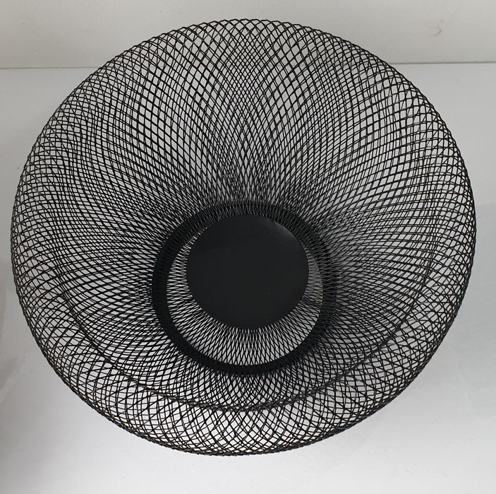 Misa metalowa czarna na owoce