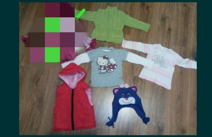 Пакет одягу(костюм,сарафан,шапка, жилетка,кофта,гольф,лосіни)