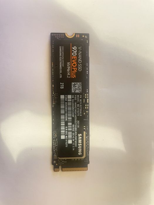 Dysk Samsung NVMe 970 EVO Plus 2tb