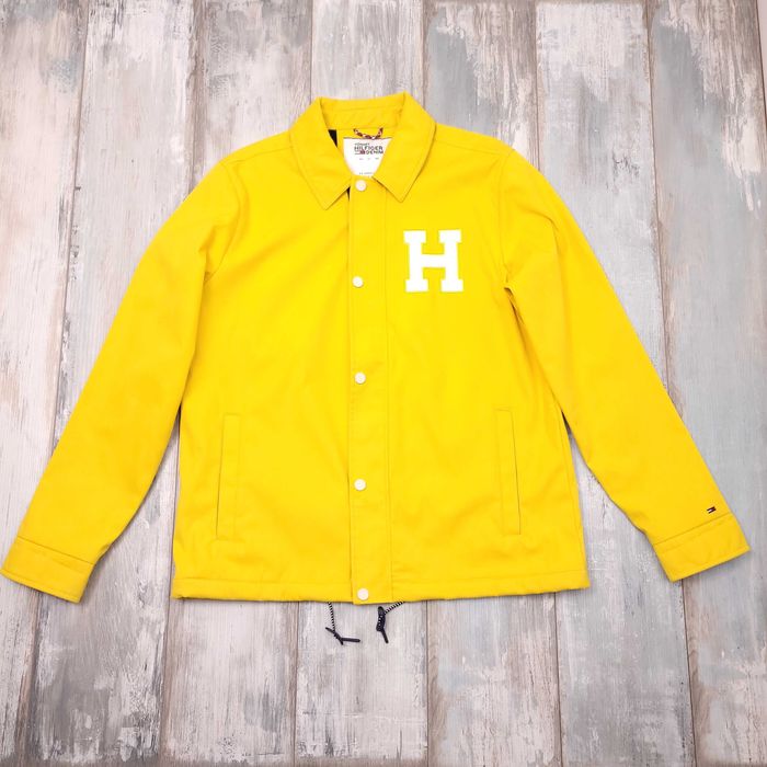 TOMMY HILFIGER Varsity Coach Jacket Streetwear Męska Kurtka Usa Top