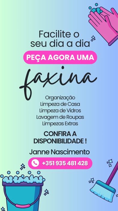 Serviços de limpeza