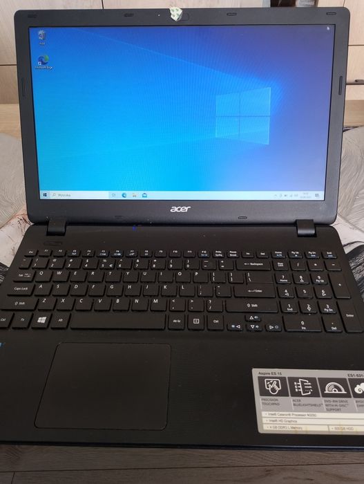 Laptop ACER dysk SD jak nowy