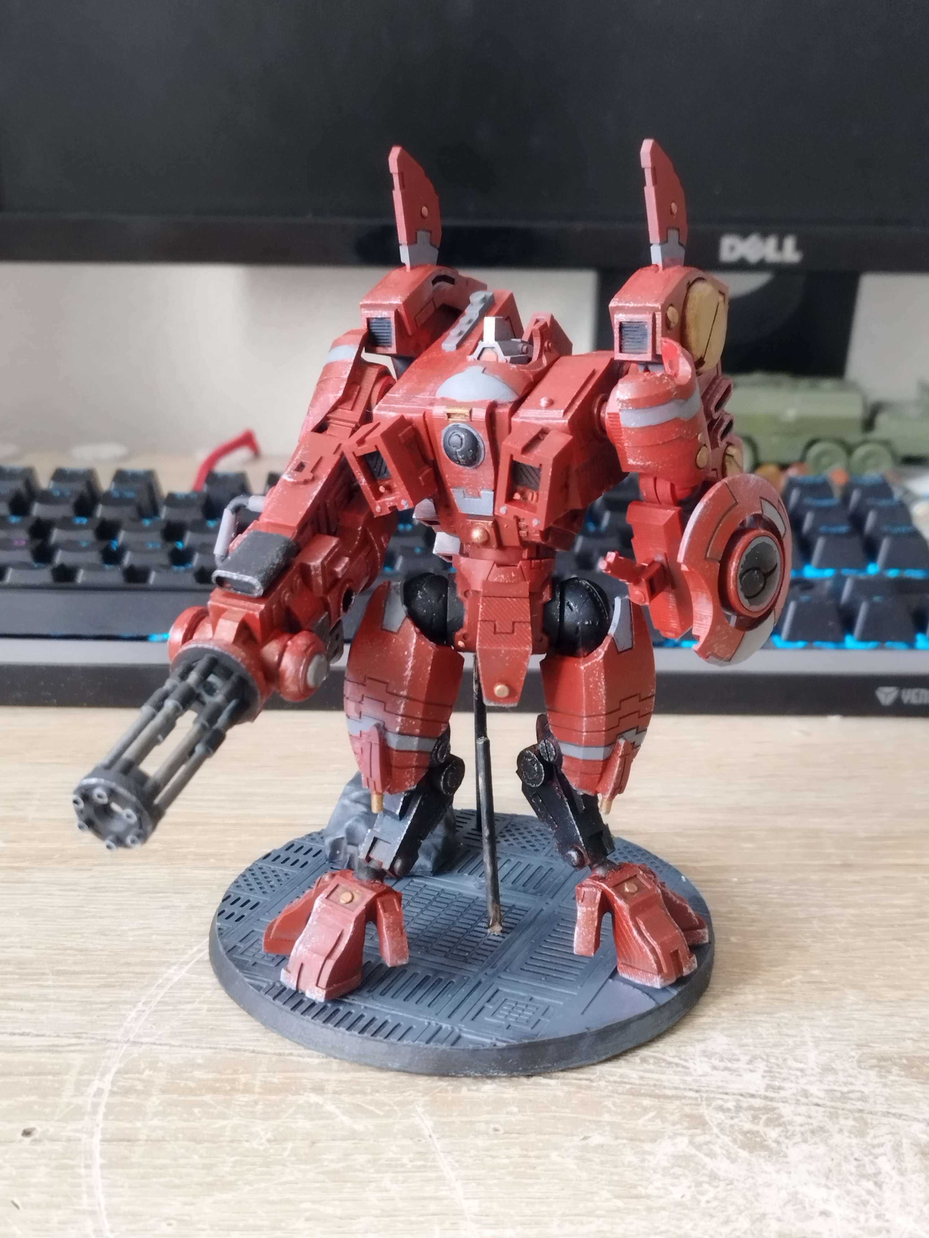 Model XV104 Riptide Battlesuit Tau Empire Warhammer 40k druk