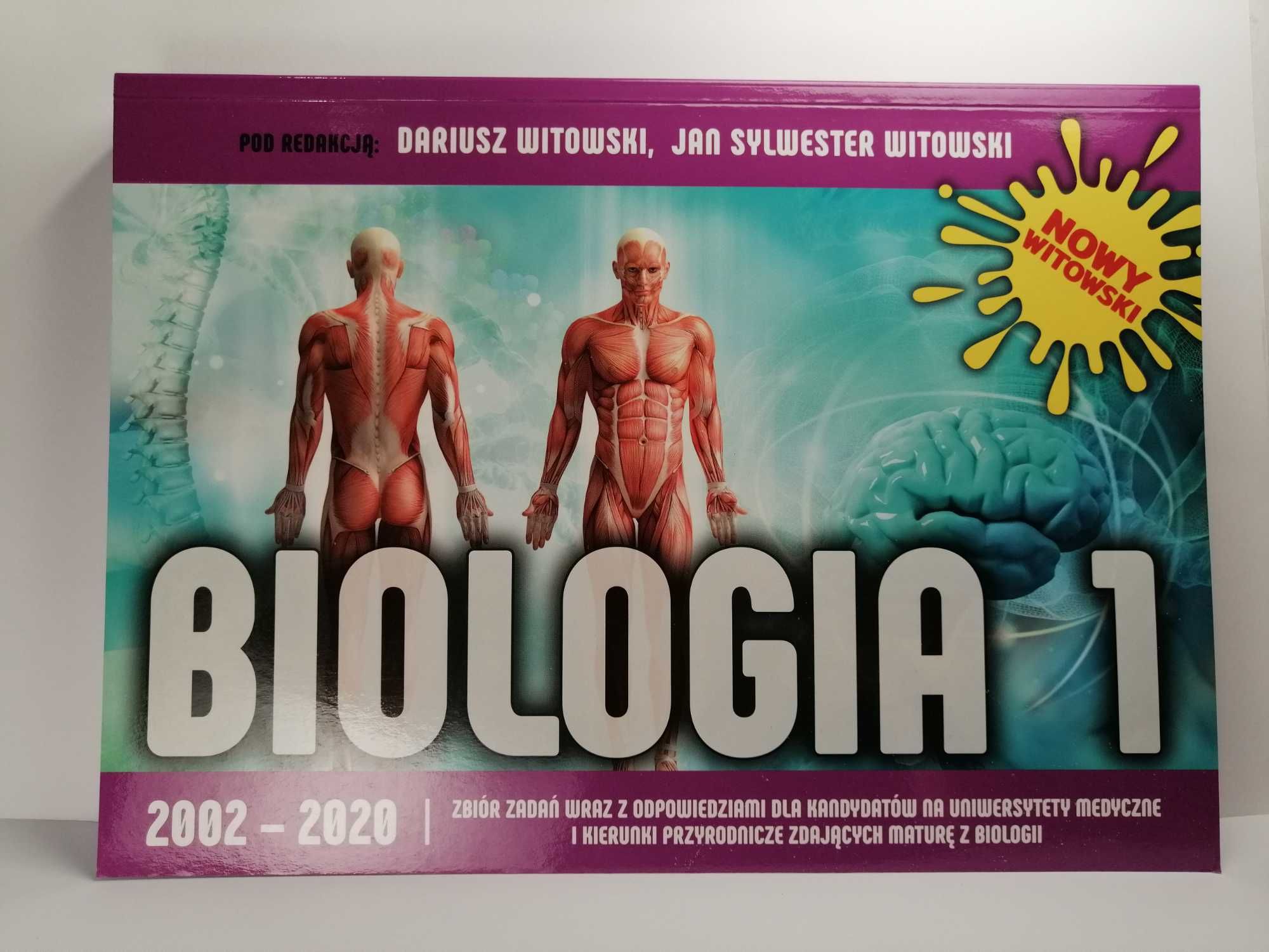 Książka: BIOLOGIA 1 zbiór zadań wraz z odpowiedziami skrypt Witowski