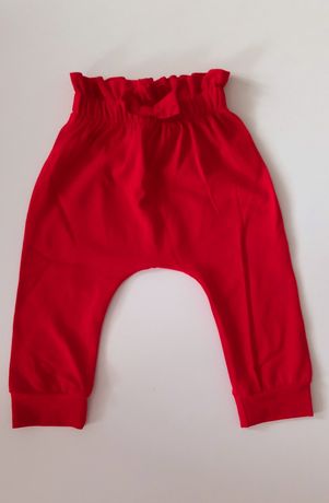 Czerwone spodnie, leginsy 74
