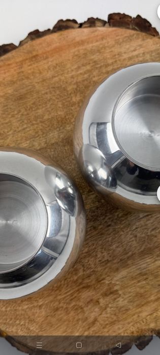 Świeczniki komplet vintage old-school IKEA NASSJO