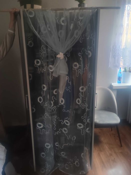 2  x zasłona niebieska