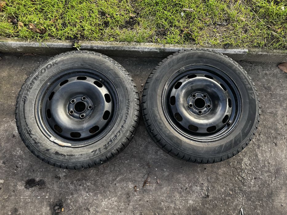 R15 диски 5/100 с зимней резиной 195/65/15