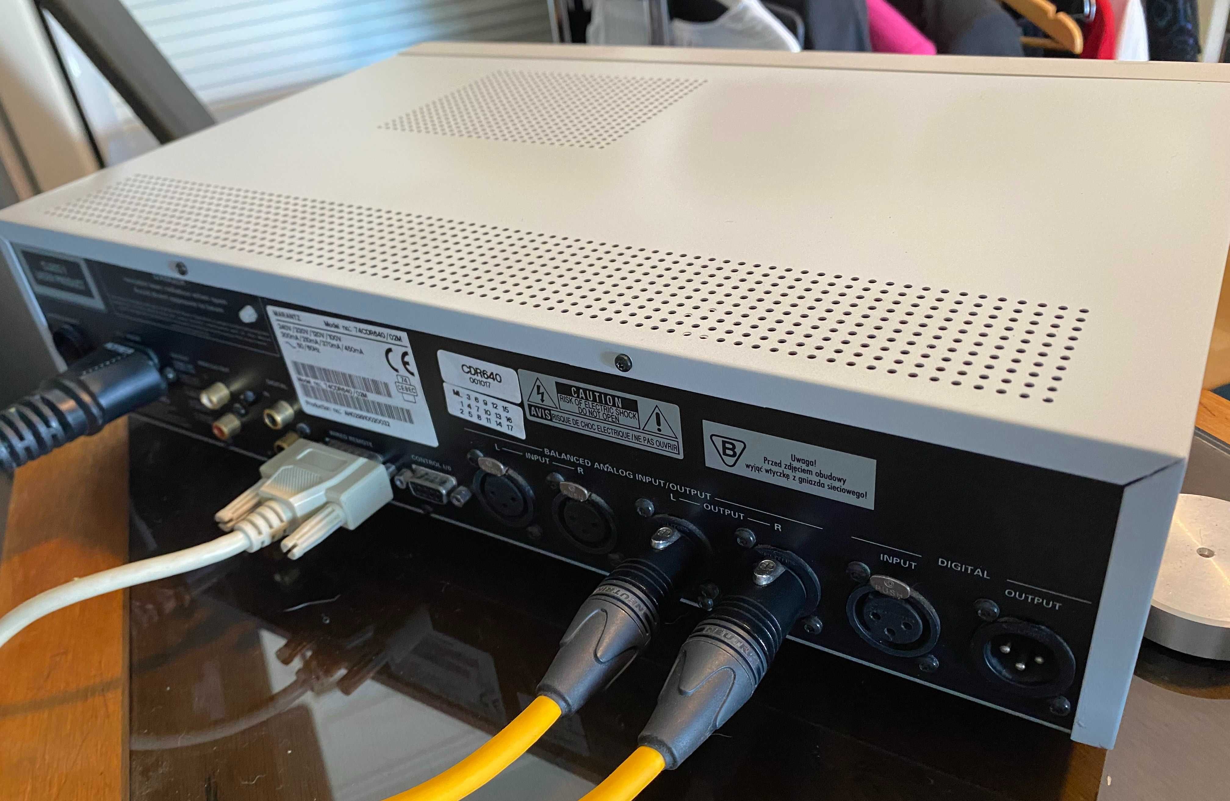 Marantz CDR-640 - leitor/gravador de cd's