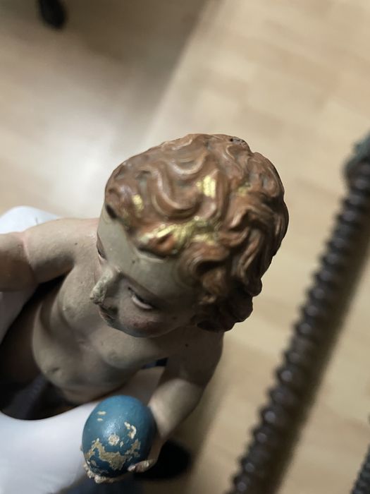 Nossa senhora das graças em madeira com menino Jesus