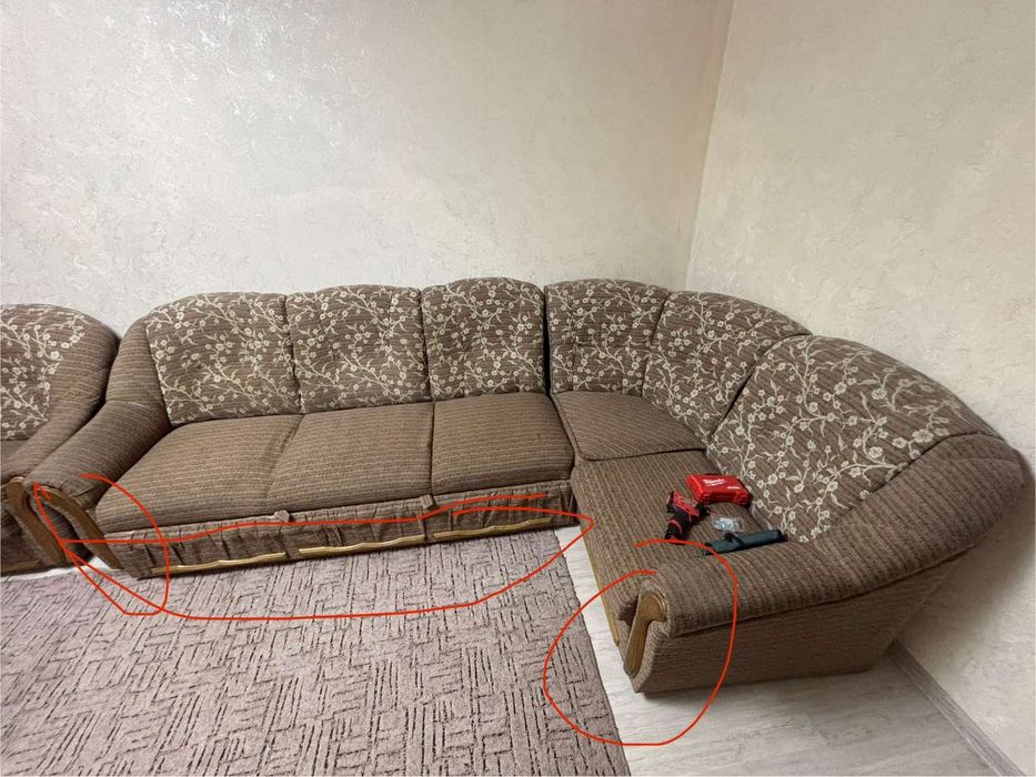 Ремонт, перетяжка м'яких крісел, диванів, кутів і т.ін.