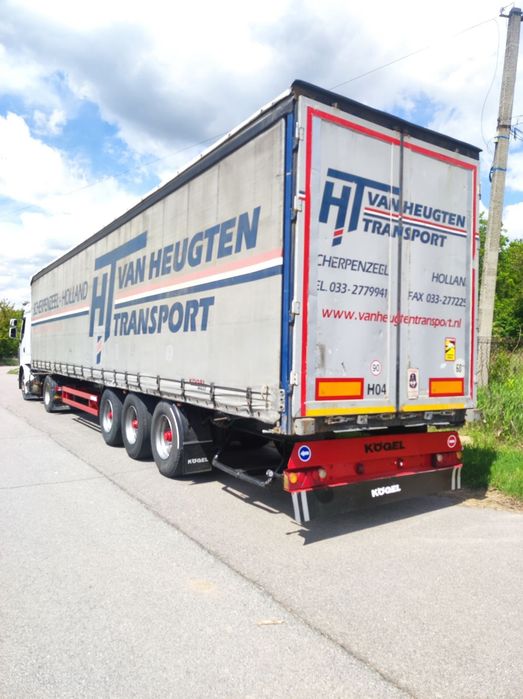 Штора полуприцеп когель площадка соломовоз лісовоз переобладнання