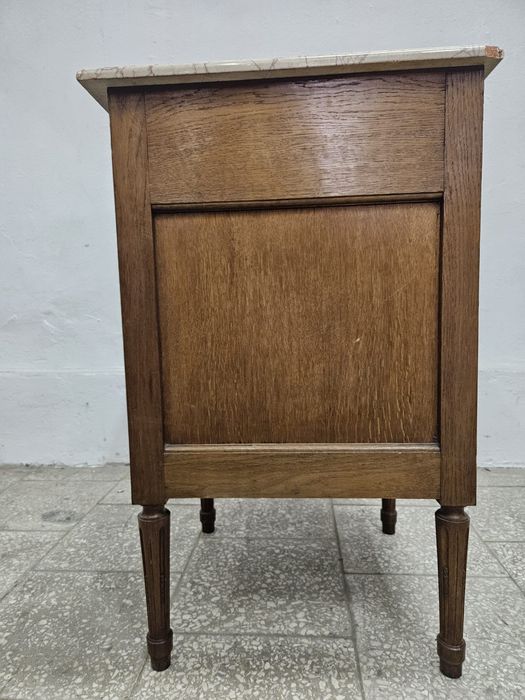 Komoda francuska z blatem marmurowym  szafka /