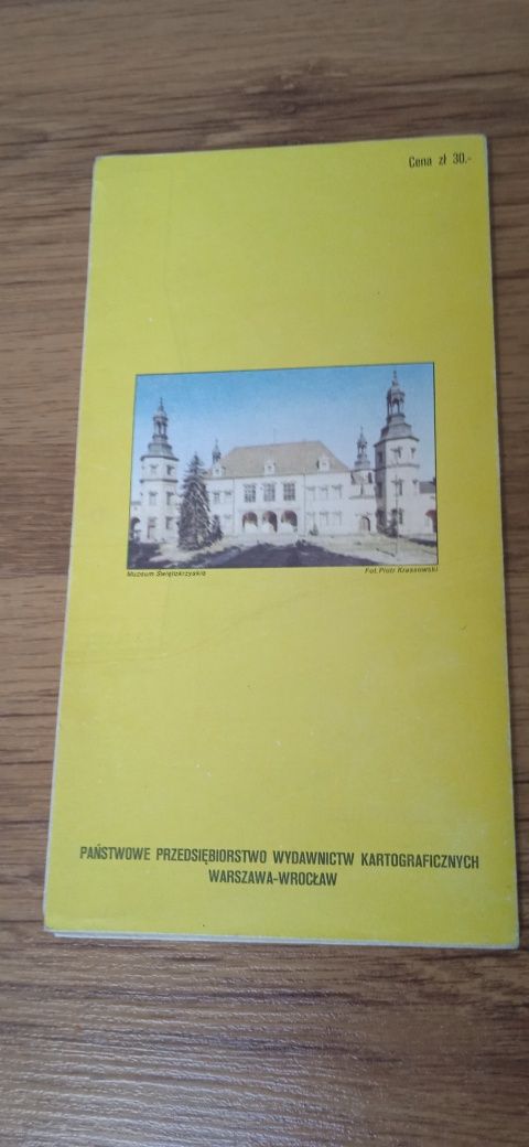Stara mapa Kielc