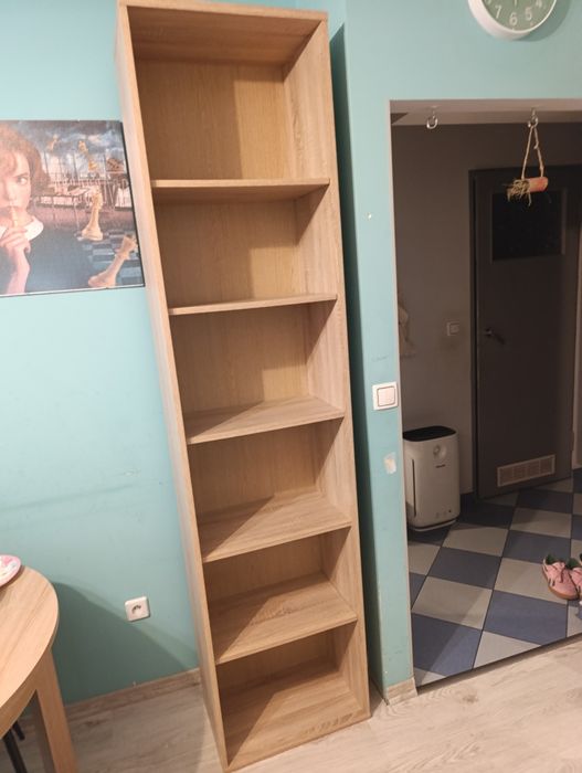 Regał Brw Office 53 cm z 5 półkami dąb sonoma