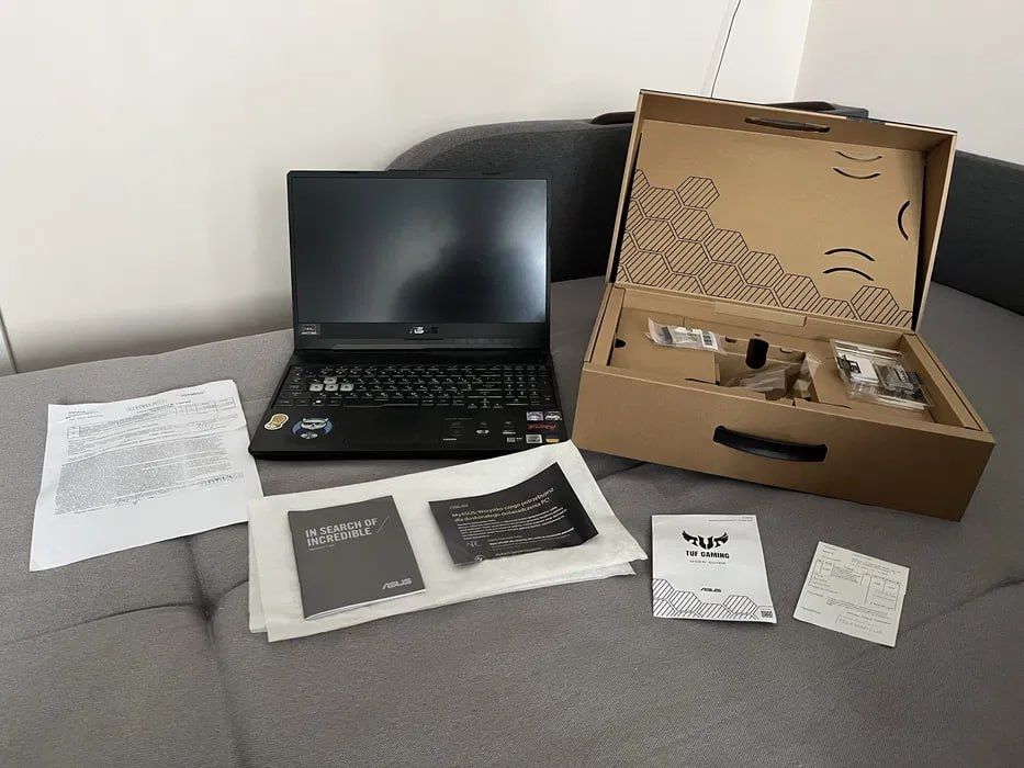 Игровой ноутбук ASUS TUF F15 FX506LHB –32 ГБ ОЗУ, GTX 1650, SSD 500 ГБ
