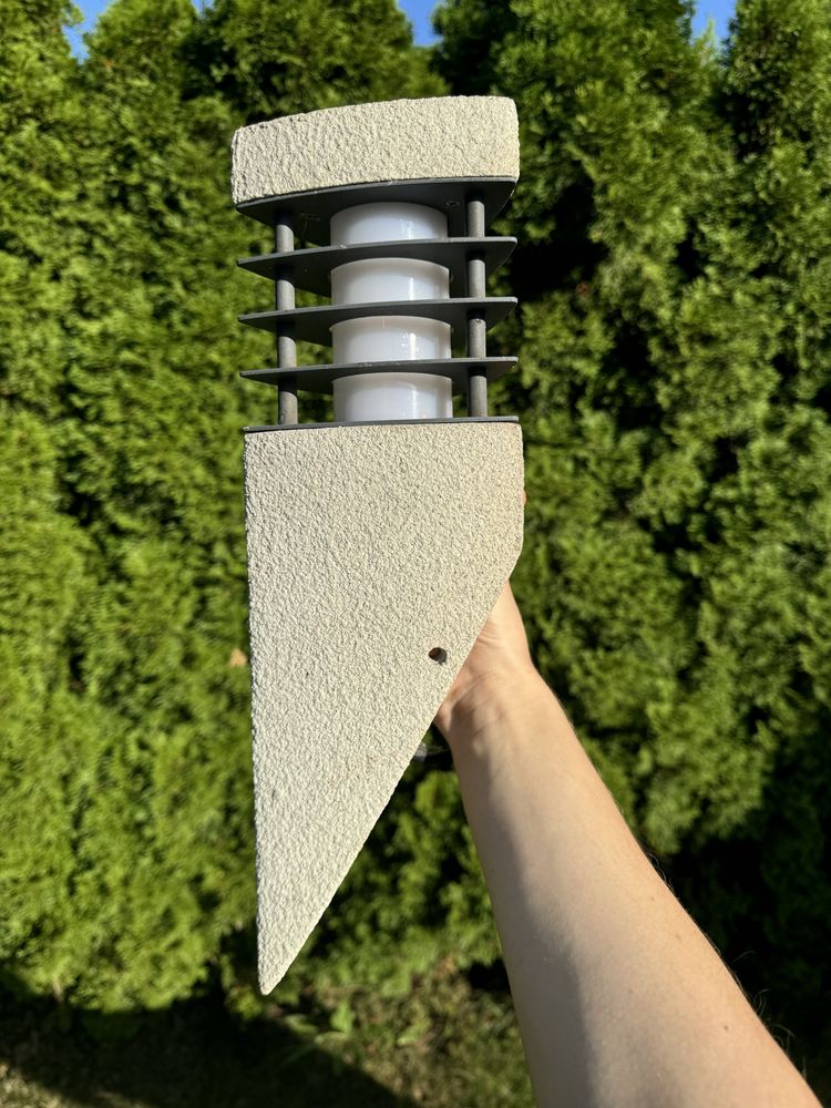 4 Lampy ogrodowe z nierdzewki