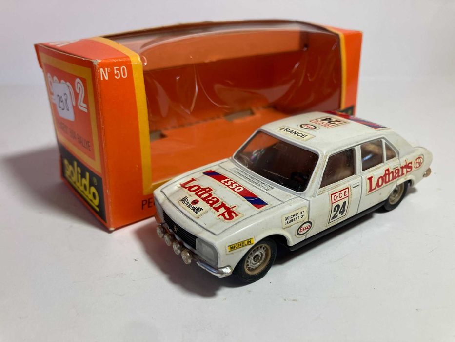 Peugeot 504 Ti   Solido (França) ref 50  #24 Rallye du Maroc 1976 1/43