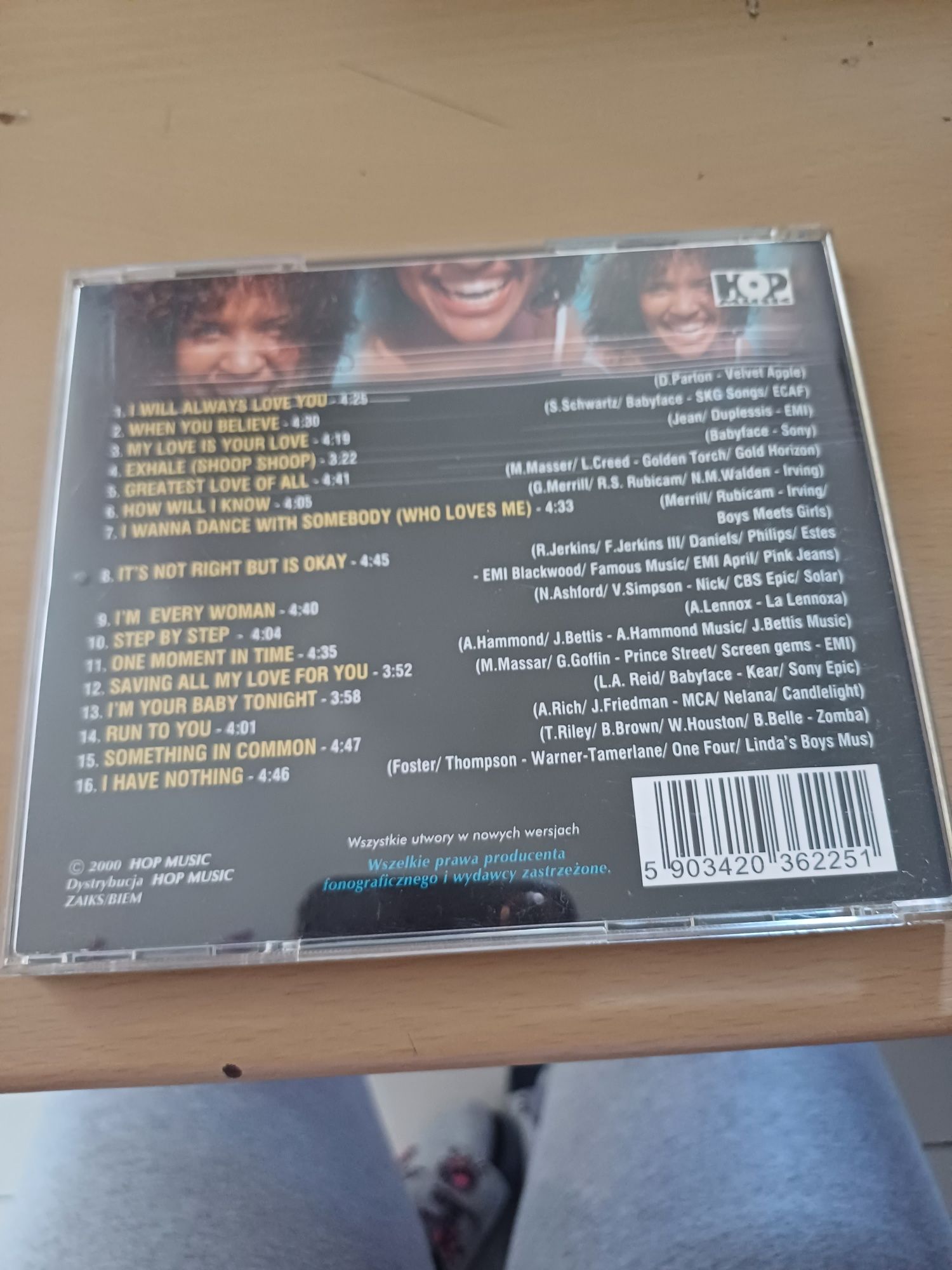Whitney Houston cd