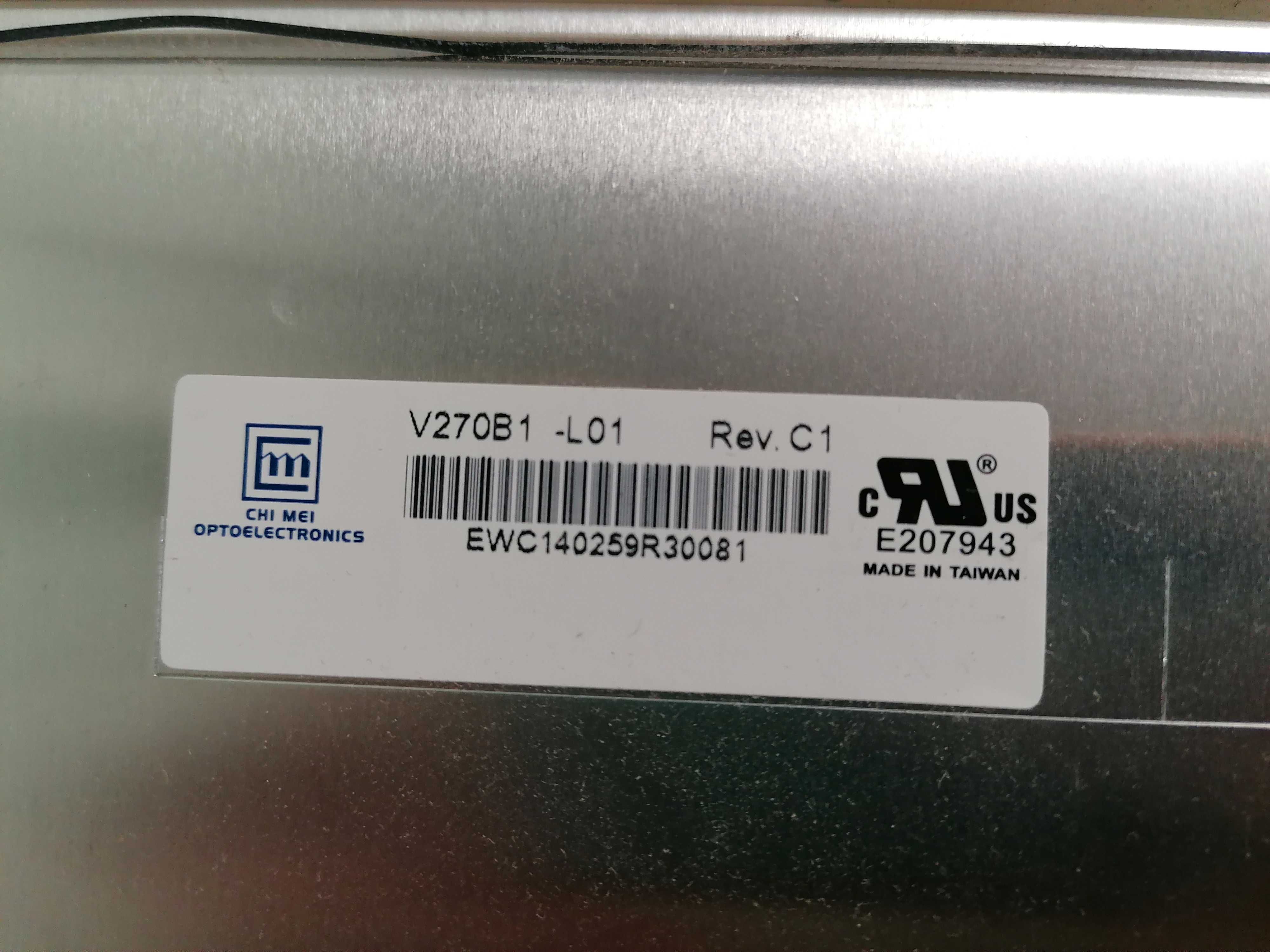 Дисплей TFT LCD V270B1 - L01 від телевізора AOC L27W351