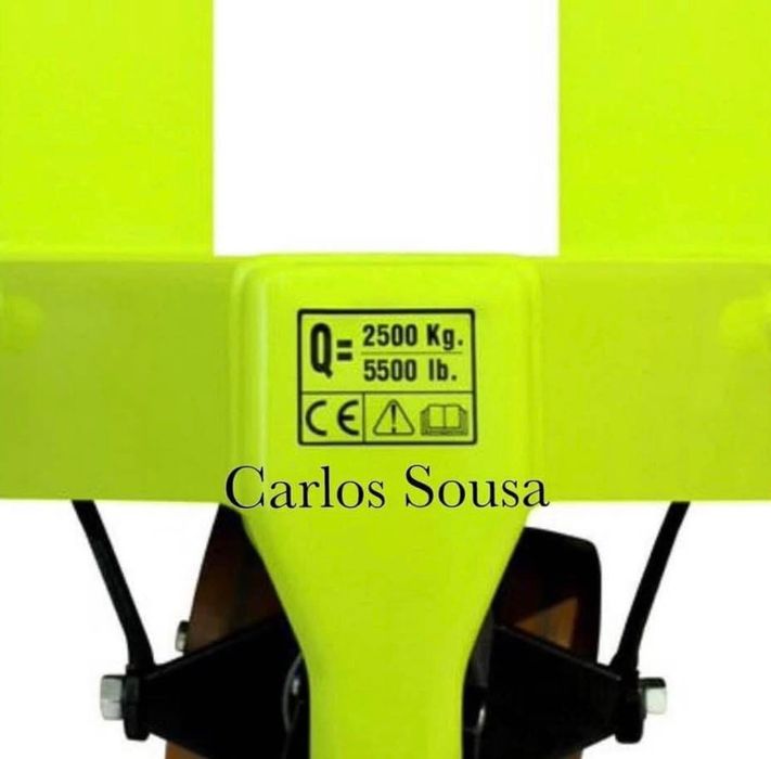 Porta Paletes Manual Fabrico Europeu Capacidade 2500kg (Novo)