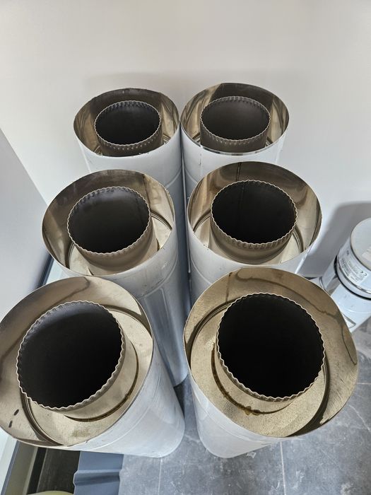 Труби для димоходу з нержавіючої сталі 304 ф130/200