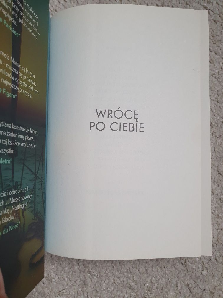 Wrócę po Ciebie. Guillaume Musso