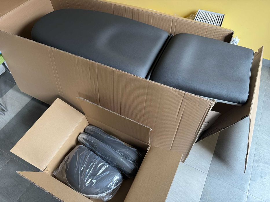 Fotel kosmetyczny MAGMA II Grafit - nowy, oryginalnie zapakowany