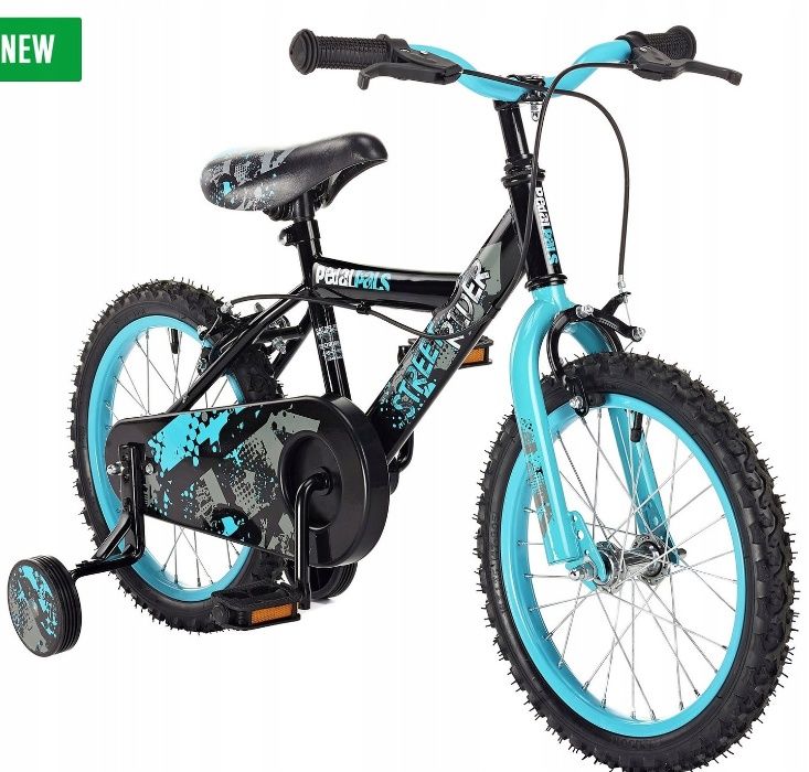NOWY Rower Dziecięcy koła 16" rowerek dla dziecka dziewczynki chłopca