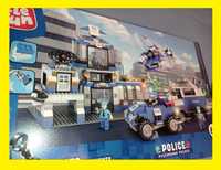 KLOCKI ELEFUN POSTERUNEK POLICJI 873el jak klocki LEGO, pod choinka !