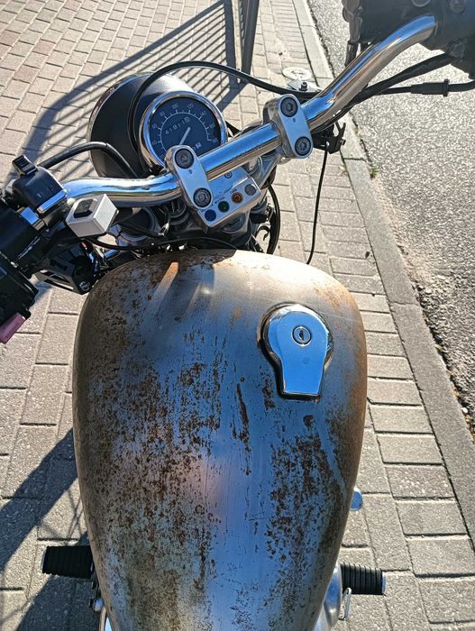 Yamaha Virago 535 "Mad Max" po serwisie