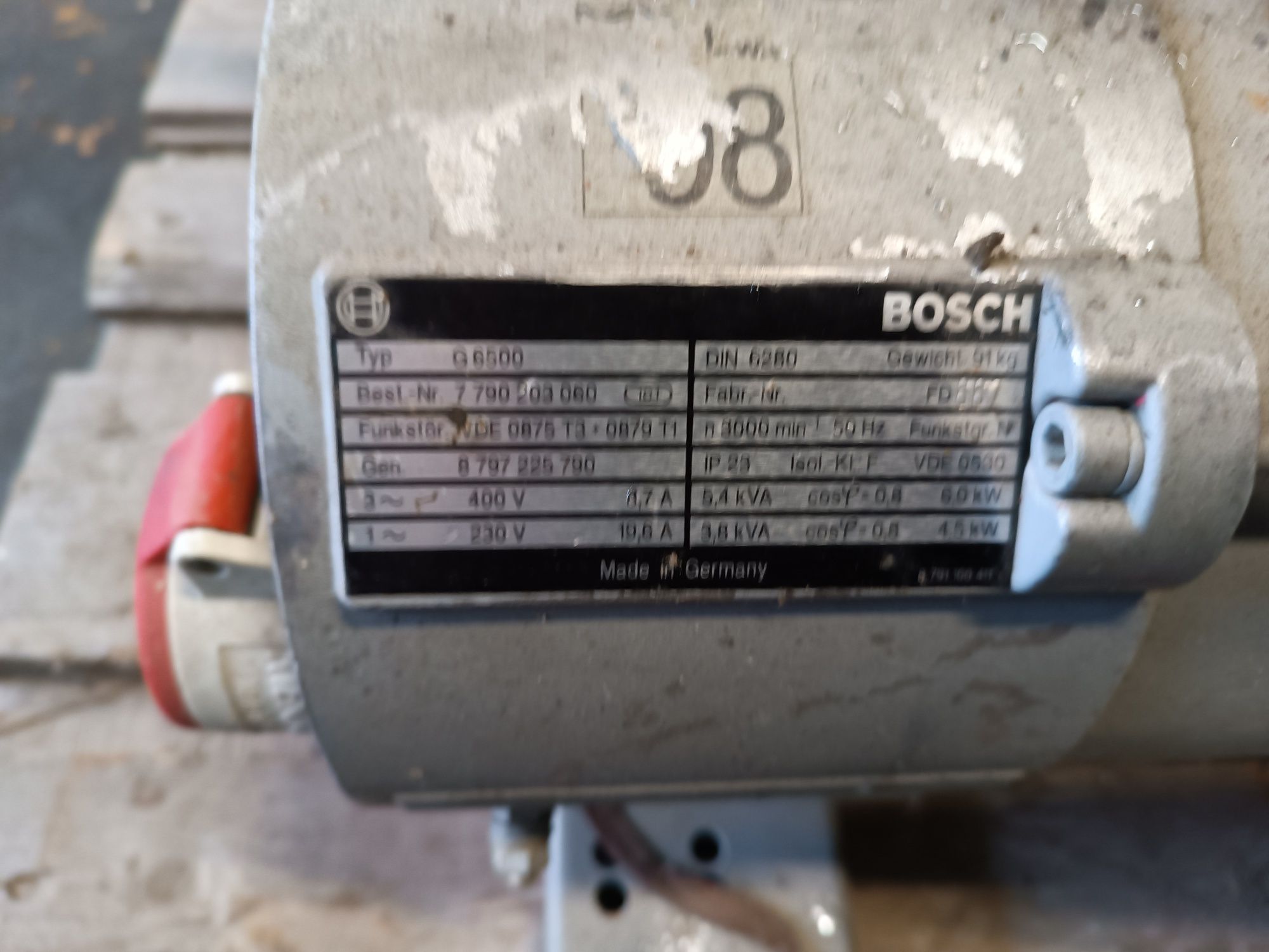 Agregat prądotwórczy Bosch 6 kW