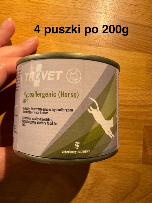 Karma weterynaryjna dla kota, Trovet Hypoallergenic HRD 4 x 200g